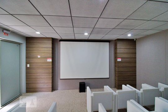 Área comum - Cinema de apartamento à venda com 1 quarto, 65m² em Jardim Ampliação, São Paulo