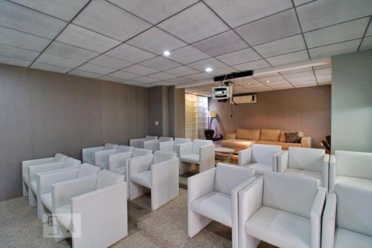 Área comum - Cinema de apartamento à venda com 1 quarto, 65m² em Jardim Ampliação, São Paulo