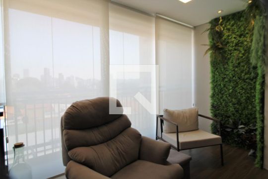 Varanda de apartamento à venda com 1 quarto, 35m² em Campo Belo, São Paulo