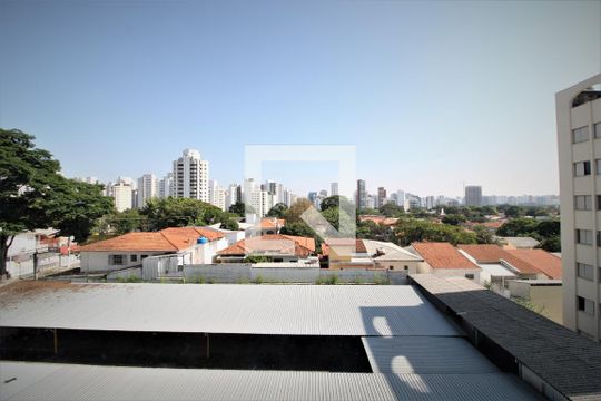 Vista da varanda de apartamento à venda com 1 quarto, 35m² em Campo Belo, São Paulo