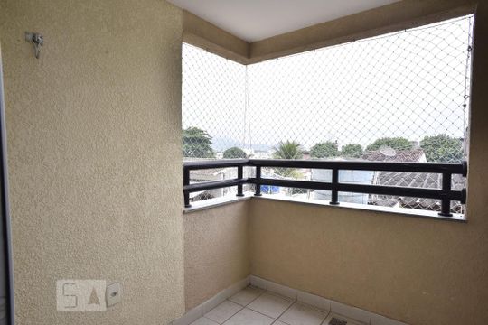 Varanda de apartamento à venda com 2 quartos, 55m² em Taquara, Rio de Janeiro