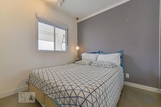 Quarto 1 de apartamento para alugar com 1 quarto, 40m² em Cambuci, São Paulo