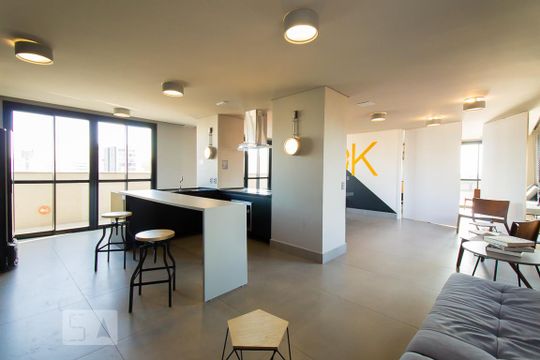 Área comum - Cozinha  de kitnet/studio à venda com 1 quarto, 16m² em Vila Mariana, São Paulo