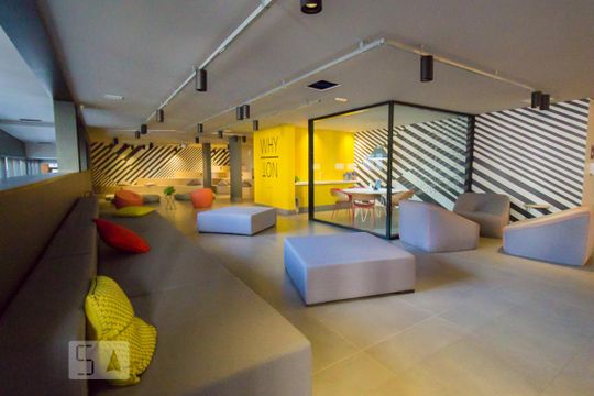 Área comum - Lounge de kitnet/studio à venda com 1 quarto, 16m² em Vila Mariana, São Paulo