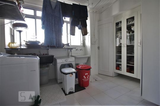 Área de Serviço de apartamento à venda com 4 quartos, 418m² em Real Parque, São Paulo