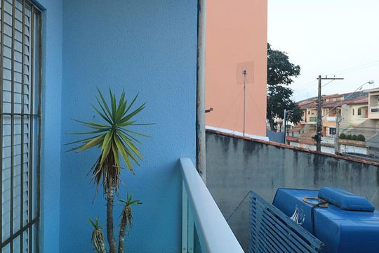 Varanda da Suíte de casa para alugar com 3 quartos, 130m² em Jardim Las Vegas, Santo André