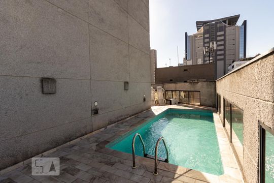 Área comum do prédio de apartamento à venda com 1 quarto, 52m² em Vila Olímpia, São Paulo