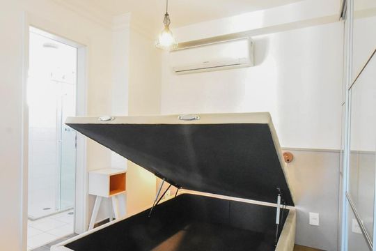 suíte de kitnet/studio à venda com 1 quarto, 52m² em Brooklin Paulista, São Paulo