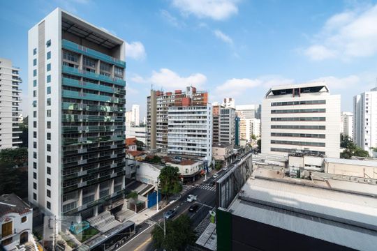 Vista de kitnet/studio à venda com 1 quarto, 30m² em Jardim Paulista, São Paulo