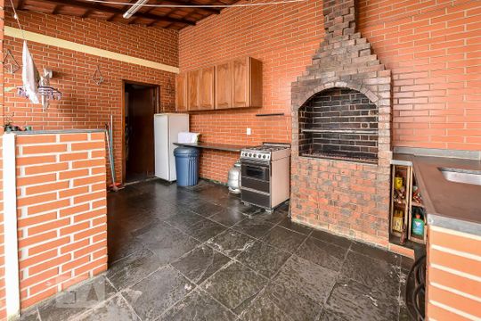 Churrasqueira - Área de Serviço de casa à venda com 5 quartos, 650m² em Santa Lúcia, Belo Horizonte