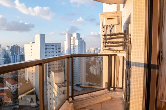 Varanda da Suíte 3 de apartamento à venda com 4 quartos, 200m² em Vila Mariana, São Paulo