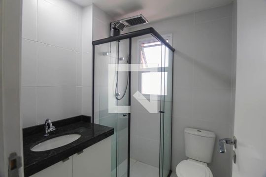 Banheiro de kitnet/studio à venda com 1 quarto, 34m² em Vila Prudente, São Paulo