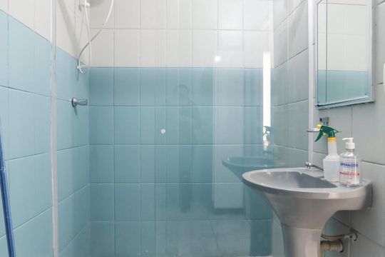 Banheiro de kitnet/studio à venda com 1 quarto, 40m² em Vila Buarque, São Paulo