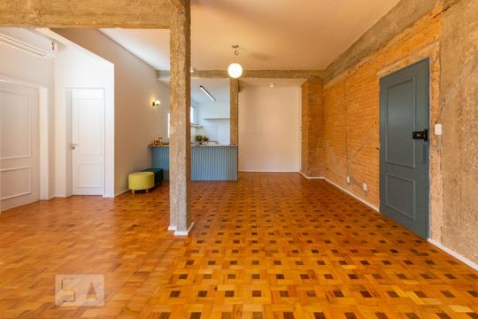 Sala de apartamento à venda com 1 quarto, 90m² em Vila Nova Conceição, São Paulo