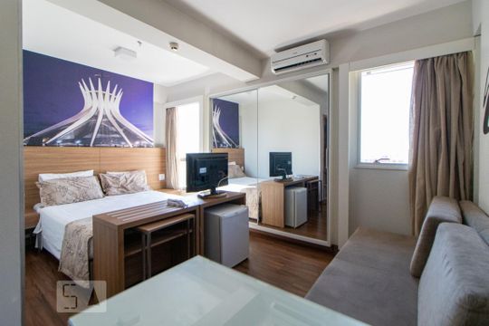 Apartamento para alugar com 1 quarto, 25m² em Sul (águas Claras), Brasília