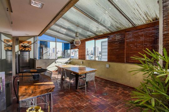Espaço Gourmet Cobertura de apartamento à venda com 3 quartos, 200m² em São Pedro, Belo Horizonte