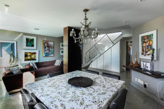 Sala de apartamento à venda com 3 quartos, 200m² em São Pedro, Belo Horizonte