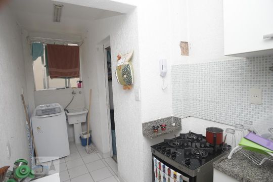 Cozinha e Área de Serviço de apartamento à venda com 1 quarto, 50m² em Tijuca, Rio de Janeiro