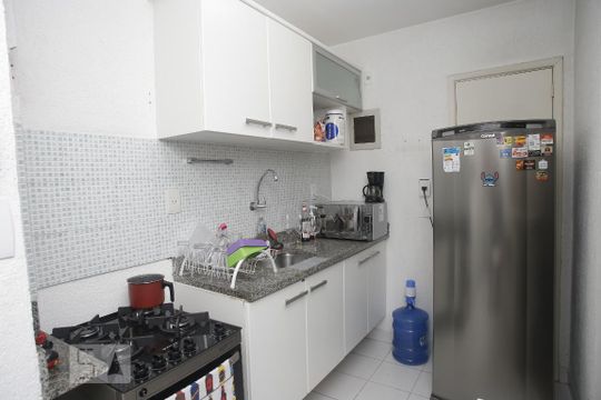 Cozinha e Área de Serviço de apartamento à venda com 1 quarto, 50m² em Tijuca, Rio de Janeiro