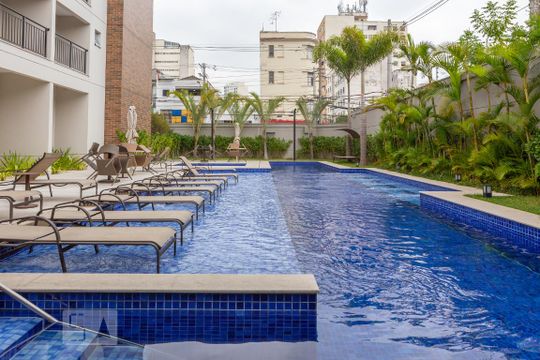 Área comum - Piscina de apartamento à venda com 2 quartos, 94m² em Barra Funda, São Paulo