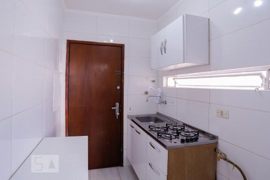 Cozinha de kitnet/studio à venda com 1 quarto, 21m² em Água Branca, São Paulo