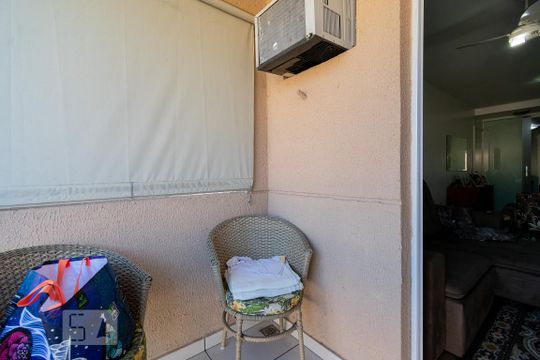 Varanda de apartamento à venda com 2 quartos, 60m² em Pechincha, Rio de Janeiro