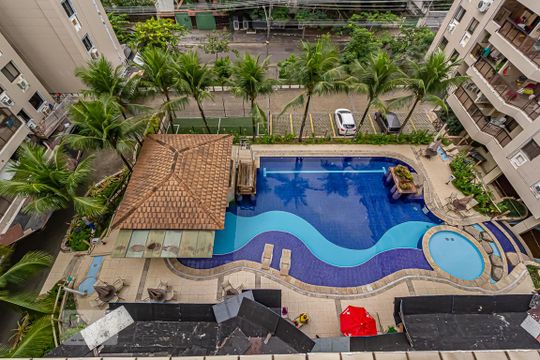 Vista da Sala de apartamento à venda com 3 quartos, 180m² em Freguesia (jacarepaguá), Rio de Janeiro