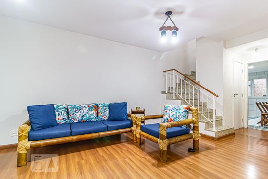 Sala de casa de condomínio à venda com 4 quartos, 117m² em Pechincha, Rio de Janeiro