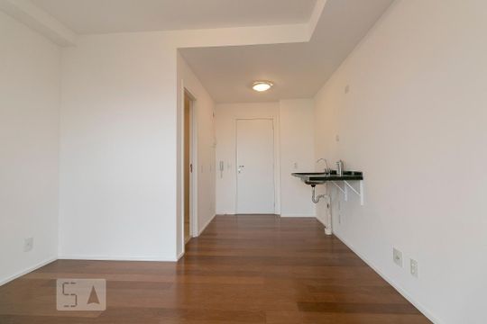 Sala / Dormitório / Cozinha de kitnet/studio para alugar com 1 quarto, 25m² em Chácara Belenzinho, São Paulo