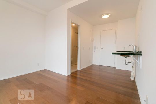 Sala / Dormitório / Cozinha de kitnet/studio para alugar com 1 quarto, 25m² em Chácara Belenzinho, São Paulo