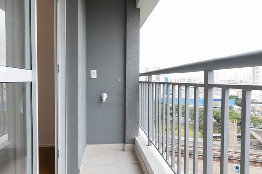 Varanda de kitnet/studio para alugar com 1 quarto, 25m² em Chácara Belenzinho, São Paulo