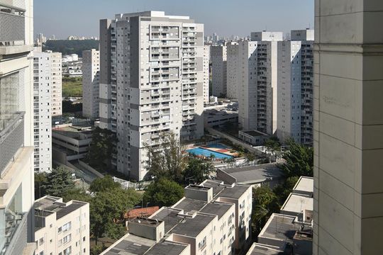 Vista do Quarto 1 - norte de apartamento para alugar com 2 quartos, 52m² em Vila Bela, São Paulo