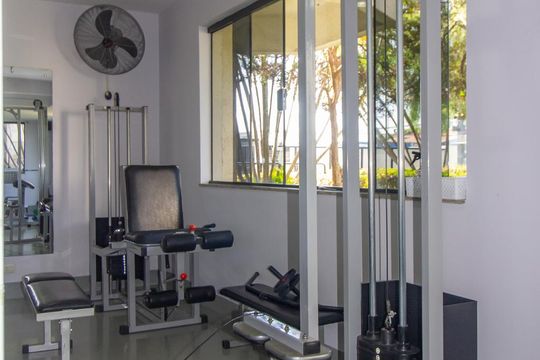 Área comum - Academia de apartamento para alugar com 2 quartos, 67m² em Chácara Seis de Outubro, São Paulo