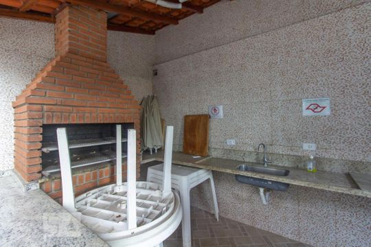 Área comum - Churrasqueira de apartamento para alugar com 2 quartos, 67m² em Chácara Seis de Outubro, São Paulo