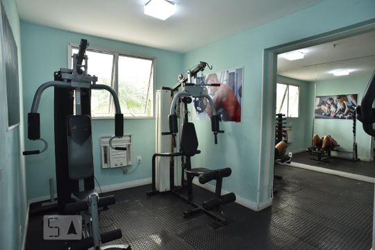 Área comum - Academia de apartamento para alugar com 2 quartos, 51m² em Jacarepaguá, Rio de Janeiro