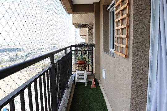 Varanda de apartamento para alugar com 3 quartos, 73m² em Tamboré, Barueri