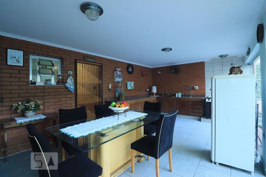 Área Gourmet de casa para alugar com 3 quartos, 400m² em Santa Maria, Santo André