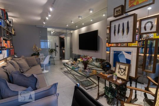 Sala de apartamento à venda com 3 quartos, 90m² em Bom Retiro, São Paulo