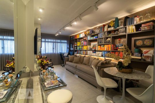 Sala de apartamento à venda com 3 quartos, 90m² em Bom Retiro, São Paulo