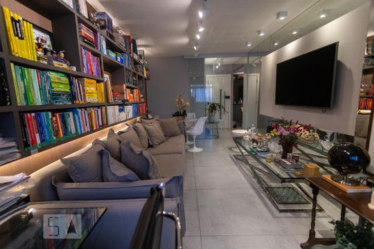 Sala de apartamento à venda com 3 quartos, 90m² em Bom Retiro, São Paulo