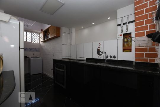 Cozinha de apartamento à venda com 1 quarto, 49m² em São Cristóvão, Rio de Janeiro