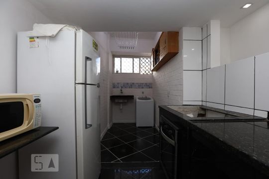 Cozinha de apartamento à venda com 1 quarto, 49m² em São Cristóvão, Rio de Janeiro