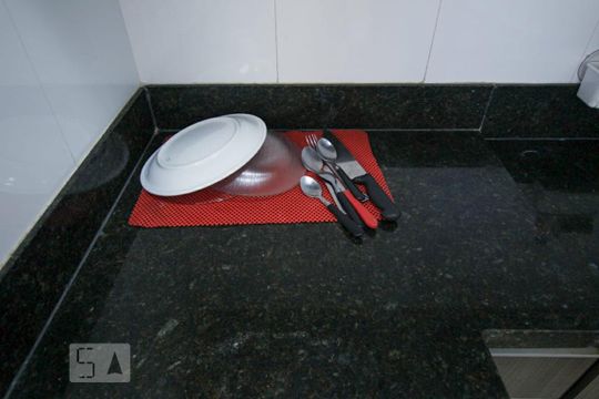 Cozinha de kitnet/studio à venda com 1 quarto, 60m² em Setor Pedro Ludovico, Goiânia