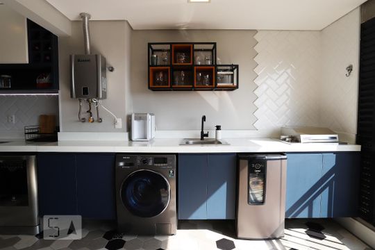 Área de serviço de apartamento à venda com 2 quartos, 77m² em Alphaville Empresarial, Barueri