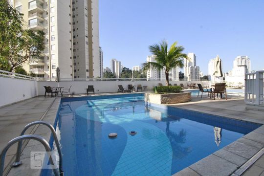 Área comum - Piscina de apartamento para alugar com 2 quartos, 96m² em Vila Andrade, São Paulo
