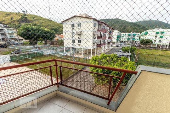 Varanda da Sala de apartamento para alugar com 2 quartos, 60m² em Jardim Sulacap, Rio de Janeiro