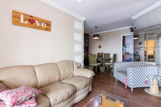 Sala de apartamento à venda com 3 quartos, 80m² em Umuarama, Osasco