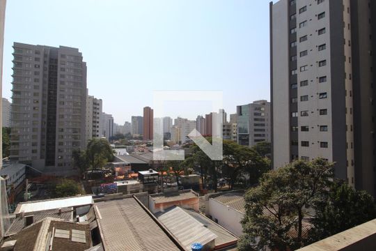 Vista da Varanda de kitnet/studio à venda com 1 quarto, 24m² em Indianópolis, São Paulo