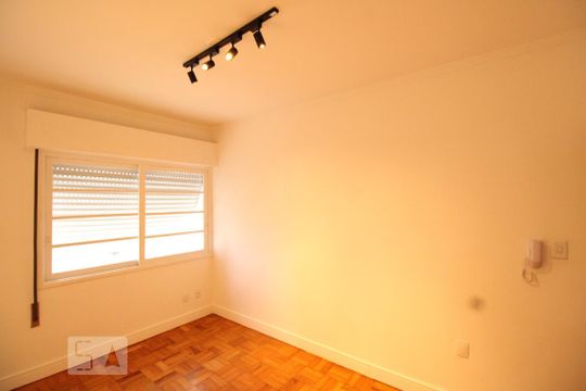 Sala de apartamento para alugar com 1 quarto, 37m² em Boqueirão, Santos
