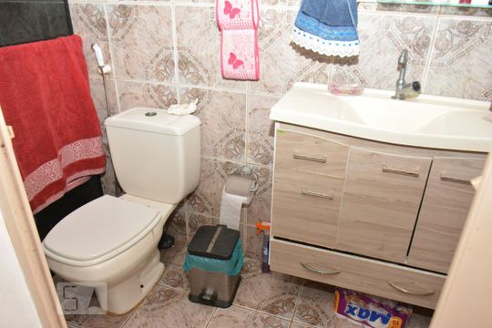 Banheiro da suite de apartamento à venda com 3 quartos, 110m² em Jardim Guanabara, Rio de Janeiro